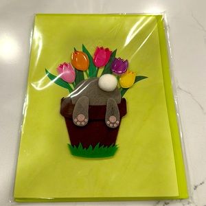NWT Papyrus Easter 3D 🐣 Bunny 🐰 Butt Card